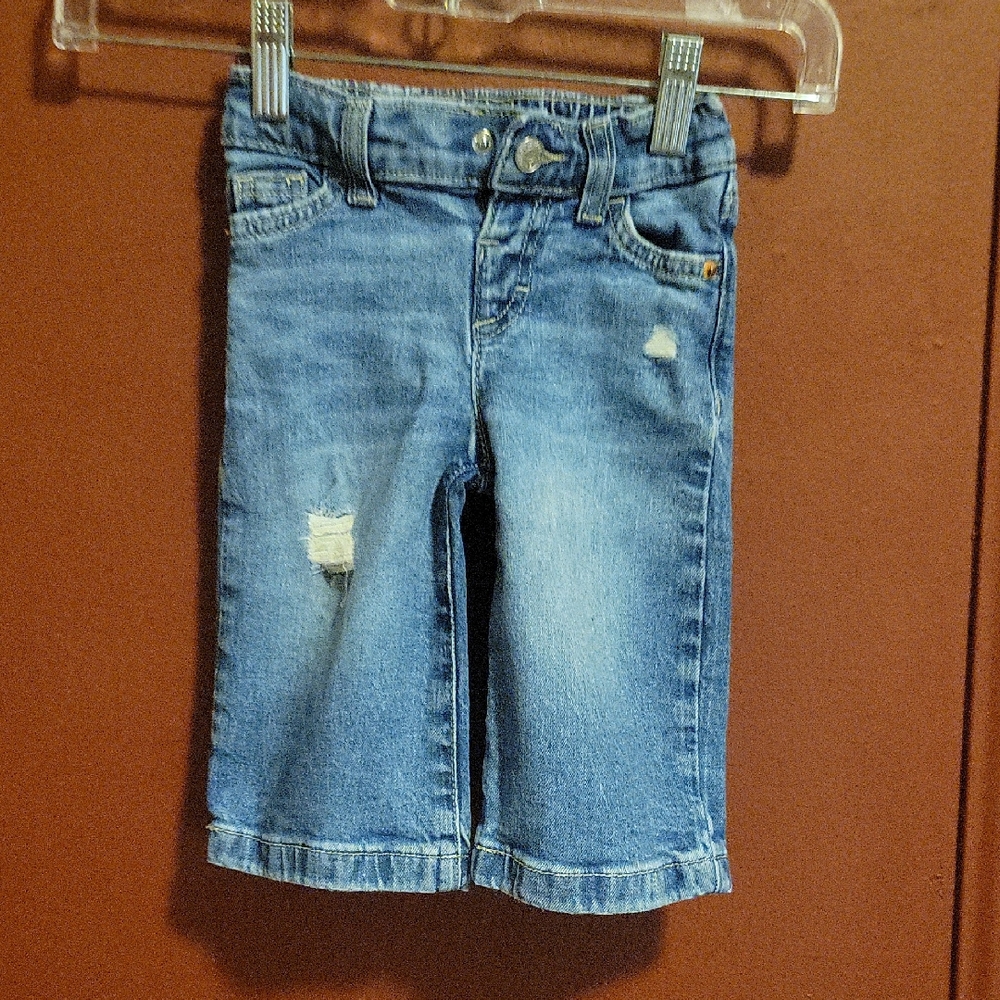 Cat & Jack Distressed Blue Jeans for Kids Size 12 Months Old